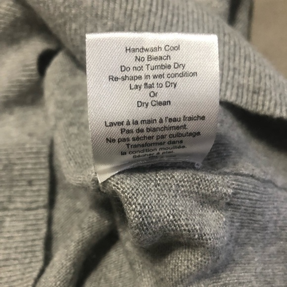 ARITZIA TALULA Cashmere Blend Scoop Neck Sweater in Grey - Picture 6 of 6